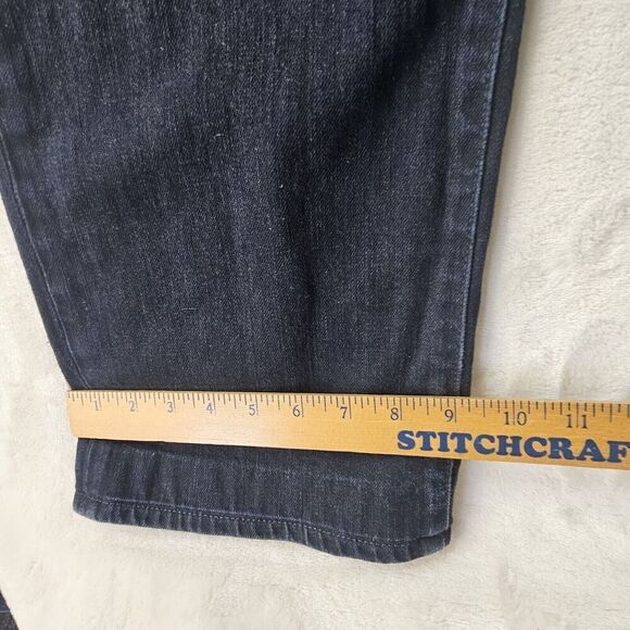 Adriano Goldschmied Jeans Mens 36x34 Black Denim Protege Straight Leg dark - Picture 5 of 13